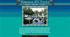 Desktop Screenshot of manateervparks.com